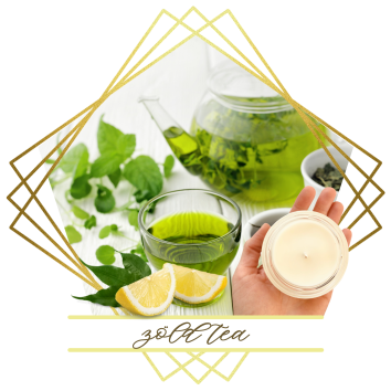 zöld tea - Sokak kedvence az egyszerre frissítő és mégis lélekmelengető zöld tea - mi is imádjuk. :) Ezért is hoztuk el az illatát, egy csipetnyi citrommal megbolondítva, hadd áradjon szét a Te otthonodban is ez a mesés illat ♥